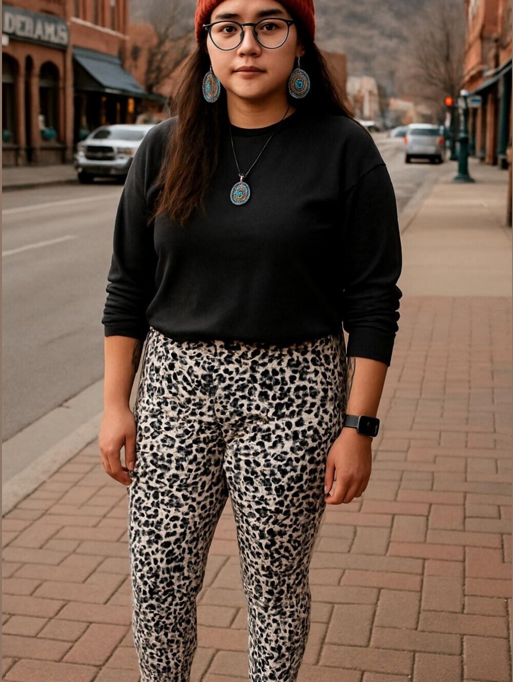 J. Crew Black White Leopard Skinny Pants Animal Print